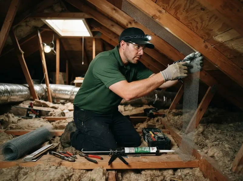 Attic Rodent Exclusion in Orlando, FL